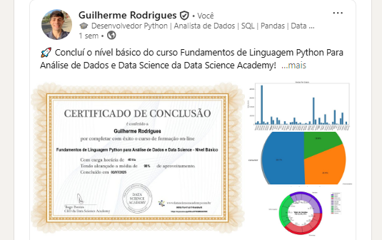 Capa do Post: 🚀 Python + Data Science: nível básico completo!