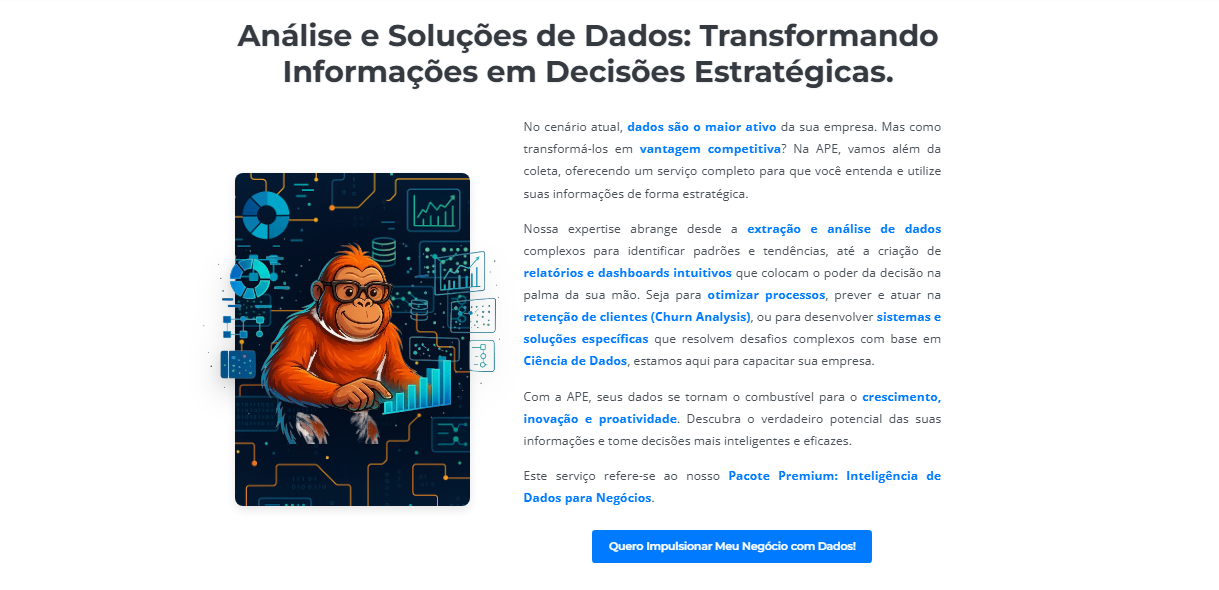 Ícone representando gráficos e análise de dados